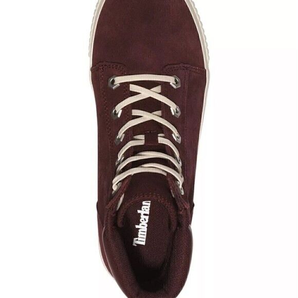 Timberland Women’s Skyla Bay 7" Burgundy Suede Sneaker Boot NIB shoes - Picture 14 of 15